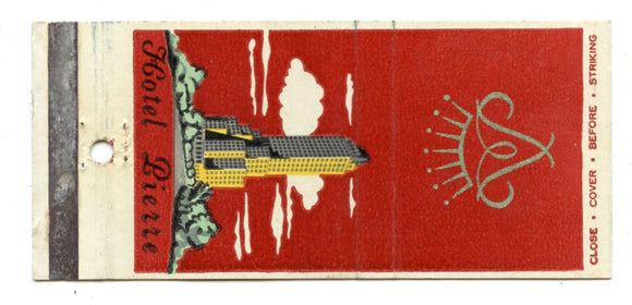 Pierre Hotel, New York, NY Matchbook Cover