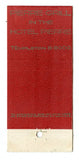 Pierre Hotel, New York, NY Matchbook Cover