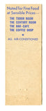 Commodore Hotel, New York, NY Matchbook Cover