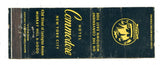 Commodore Hotel, New York, NY Matchbook Cover