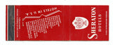 Sheraton Hotels Matchbook Cover