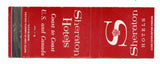 Sheraton Hotels Matchbook Cover