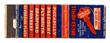 Dreier Hotels, New York, NY Matchbook Cover