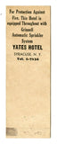 Granada Hotel, Brooklyn, NY [Matchbook Cover]