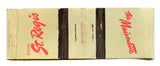 St. Regis Hotel, New York, NY Matchbook Cover