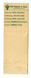Roosevelt Hotel, New York, NY Matchbook Cover