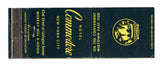 Commodore Hotel, New York, NY Matchbook Cover
