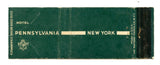 Pennsylvania Hotel, New York, NY Matchbook Cover