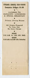 Ed Hassen Restaurant, Coral Gables, FL Matchbook Cover