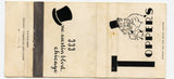 Topper's Restaurant, Chicago, IL Matchbook Cover