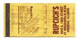 Rupcich's Dining Room, Chicago, IL Matchbook Cover