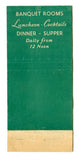 McKown's Restaurant, Chicago, IL Matchbook Cover