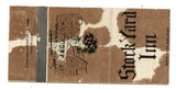 Stock Yard Inn, Chicago, IL Matchbook Cover