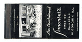Simonini's Restaurant, Algonquin, IL Matchbook Cover
