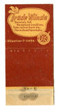 Tradewinds Reataurant and Lounge, Chicago, IL Matchbook Cover
