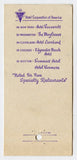 Polynesian Village, Edgewater Beach Hotel, Chicago, IL Matchbook Cover