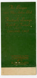 Fruitvale Lounge and Brogue Lounge, Oakland, CA Matchbook Cover