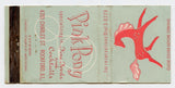 Pink Pony Lounge, Rockford, IL Matchbook Cover