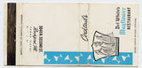 Del White's Mayflower Restaurant, Rockford, IL Matchbook Cover