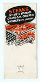 George Diamond Charcoal Broiled Steaks Matchbook Cover