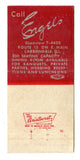 Engel's Restaurant, Carbondale, IL Matchbook Cover