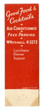 Jim Saine's Restaurant, Chicago, IL Matchbook Cover