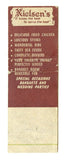 Nielsen's Restaurant, Chicago, IL Matchbook Cover