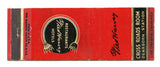 Fred Harvey Cross Roads Room, Dearborn Station, Chicago, IL Matchbook Cover