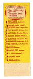 Fred Harvey Cross Roads Room, Dearborn Station, Chicago, IL Matchbook Cover