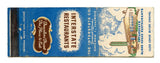 Interstate Restaurants Matchbook Cover