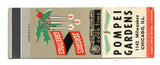 Pompei Gardens, Chicago, IL Matchbook Cover