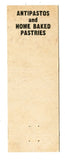 El Bianco Restaurant, Chicago, IL Matchbook Cover
