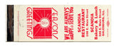 Scandia Restaurant/Scandia Bakery & Lunch, Galesburg, IL Matchbook Cover