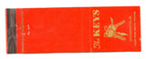 Keys Restaurant, Indianapolis, IN Matchbook Cover