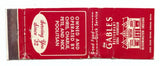 Gables Restaurant, Bloomington, IN Matchbook Cover