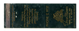 Terre Manor, Terre Haute, IN Matchbook Cover