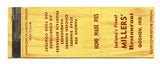 Millers' Restaurant, Goshen, IN Matchbook Cover