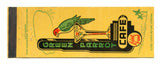 Green Parrot Cafe, Des Moines, IA Matchbook Cover
