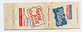 Gypsy Grill Cafeteria, Carrolltown, KY Matchbook Cover