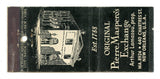 Original Pierre Maspero's Exchange, New Orleans, LA Matchbook Cover