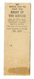 Court of Two Sisters, New Orleans, LA Matchbook Cover