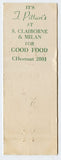 T. Pittari's, New Orleans, LA Matchbook Cover