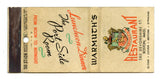 Warmuth's Restaurant, Boston, MA Matchbook Cover