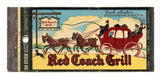 Red Coach Grills Matchbook Cover