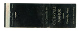 Osterville Manor, Osterville, MA Matchbook Cover