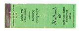 Hedlunds Restaurant, Rockport, MA Matchbook Cover