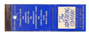 Armstrong Company, Boston, MA Matchbook Cover