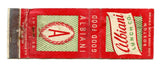 Albiani Lunch Co., Boston, MA Matchbook Cover