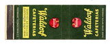 Waldorf Cafeterias Matchbook Cover