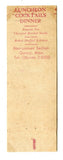 Fox and Hounds Grill, Quincy, MA Matchbook Cover